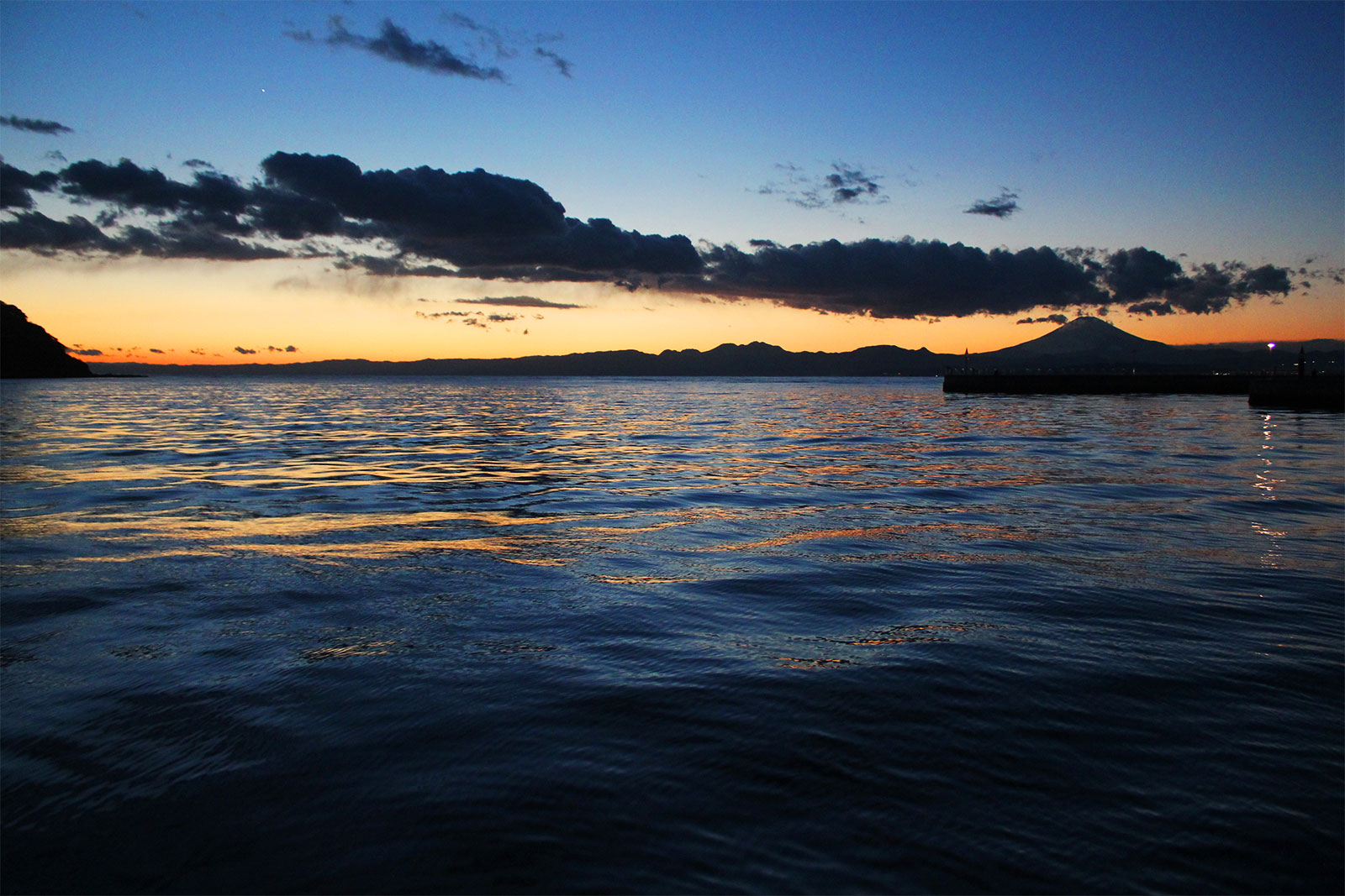江ノ島からの夕景